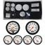 84-87 Chevy Truck Carbon Dash Carrier w/Auto Meter Phantom Electric 5" Gauges