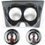 67 68 F Body Carbon Dash Carrier w/Auto Meter 5" American Muscle Gauges