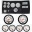 84-87 Chevy Truck Black Dash Carrier w/Auto Meter Phantom Electric 5" Gauges