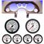 90-92 Camaro Silver Dash Carrier w/ Auto Meter Phantom II Gauges