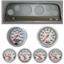 64 Chevy Truck Silver Dash Carrier w/Auto Meter Ultra Lite Electric Gauges