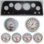 64 Chevy Truck Carbon Dash Carrier w/Auto Meter Ultra Lite Electric Gauges