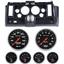 69 Camaro Carbon Dash Carrier w/Auto Meter Sport Comp Electric 5" Gauges