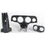 57 Bel Air Carbon Dash Carrier w/Auto Meter Carbon Fiber Gauges
