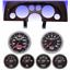 90-92 Camaro Black Dash Carrier w/ Auto Meter Sport Comp II Gauges