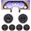 90-92 Camaro Silver Dash Carrier w/ Auto Meter Cobalt Gauges