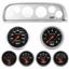 60-63 Chevy Truck Silver Dash Carrier w/Auto Meter Sport Comp Electric Gauges