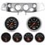 70-78 Camaro Silver Dash Carrier w/Auto Meter Sport Comp Electric Gauges