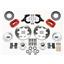 Wilwood 59-64 Impala Front Disc Brake Kit 11.75" Plain Rotor Red Caliper