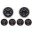 65 Nova Black Dash Carrier w/ Auto Meter Cobalt Gauges