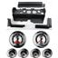 70-74 Mopar E-Body Black Dash Gauge Carrier w/ Auto Meter American Muscle Gauges