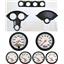 55-56 Bel Air Carbon Dash Carrier w/Auto Meter Phantom Electric Gauges