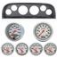 60-63 Chevy Truck Black Dash Carrier w/Auto Meter Ultra Lite Electric Gauges