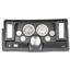 69-76 Nova Black Dash Carrier w/Auto Meter Ultra Lite Electric 5" Gauges