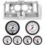 69 Camaro Silver Dash Carrier w/ Auto Meter Phantom II 5" Gauges