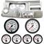 69 Chevelle Silver Dash Carrier w/ Auto Meter 5" Phantom II Gauges w/ Astro