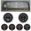 64 Chevy Truck Silver Dash Carrier w/ Auto Meter Cobalt Gauges