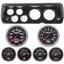 70-76 Mopar A Body Carbon Dash Carrier w/ Auto Meter Sport Comp II Gauges