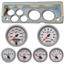 70-76 Mopar A Body Silver Dash Carrier w/ Auto Meter Ultra Lite II Gauges