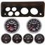 70-76 Mopar A Body Black Dash Carrier w/ Auto Meter Sport Comp II Gauges