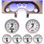 90-92 Camaro Silver Dash Carrier w/ Auto Meter NV Gauges