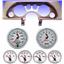 90-92 Camaro Silver Dash Carrier w/ Auto Meter C2 Gauges
