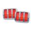 EMS TAIL LIGHT&BEZL KIT 64-66 MUSTANG POLISHED MS275-81KP