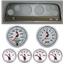 65-66 Chevy Truck Silver Dash Carrier w/ Auto Meter C2 Gauges