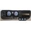 68 Chevelle Black Dash Carrier w/ Auto Meter 5" C2 Gauges No Astro