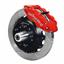 NEW WILWOOD FULL FRONT DISC BRAKE KIT, 13" ROTORS, RED SUPERLITE 6 PISTON CALIPERS, PADS, 1979-1987