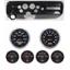 68 Chevelle Carbon Dash Carrier w/ Auto Meter 3-3/8" Cobalt Gauges