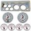 70-76 Mopar A Body Silver Dash Carrier w/ Auto Meter C2 Gauges
