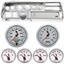 70-72 Chevelle Sweep Silver Dash Carrier w/ Auto Meter C2 Gauge Gauges