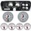 71-74 Mopar B Body Carbon Dash Carrier w/ Auto Meter C2 Gauges