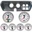 71-74 Mopar B Body Silver Dash Carrier w/ Auto Meter NV Gauges