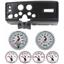69 Pontiac Firebird Black Dash Carrier w/ Auto Meter C2 Gauges