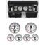 80-86 Ford Truck Carbon Dash Carrier w/ Auto Meter 3-3/8" NV Gauges