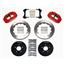 Wilwood 94-04 Mustang Front Disc Big Brake Kit 12.88" Plain Rotor Red Caliper