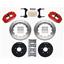 Wilwood 94-04 Mustang Front Disc Big Brake Kit 14" Plain Rotor Red Caliper