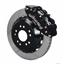 Wilwood 65-82 Corvette Front Disc Big Brake Kit 14" Plain Rotor Black Caliper