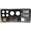 84-87 Chevy Truck Carbon Dash Carrier Concourse White Face Gauges
