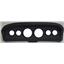 61-66 Ford Truck Black Dash Carrier Concourse Black Face Gauges