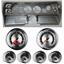 68 Nova Silver Dash Carrier w/ Auto Meter American Muscle Gauges