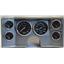 78-81 Chevy G Body Silver Dash Carrier w/ Auto Meter Carbon Gauges