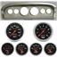 61-66 Ford Truck Silver Dash Carrier w/ Auto Meter Sport Comp Electric Gauges