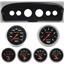 61-66 Ford Truck Carbon Dash Carrier w/ Auto Meter Sport Comp Electric Gauges