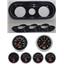 65 Nova Carbon Dash Carrier w/ Auto Meter Sport Comp Electric Gauges