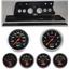 66 Chevelle Carbon Dash Carrier w/ Auto Meter Sport Comp Electric Gauges