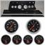 67 Chevelle Carbon Dash Carrier w/ Auto Meter Sport Comp Electric Gauges