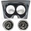 67 68 F Body Carbon Dash Carrier w/Auto Meter 5" Carbon Fiber Gauges